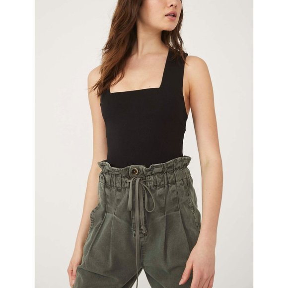 🎉LAST CHANCE🎉 FREE PEOPLE She's So Sleek Bodysuit / Black - Picture 5 of 7